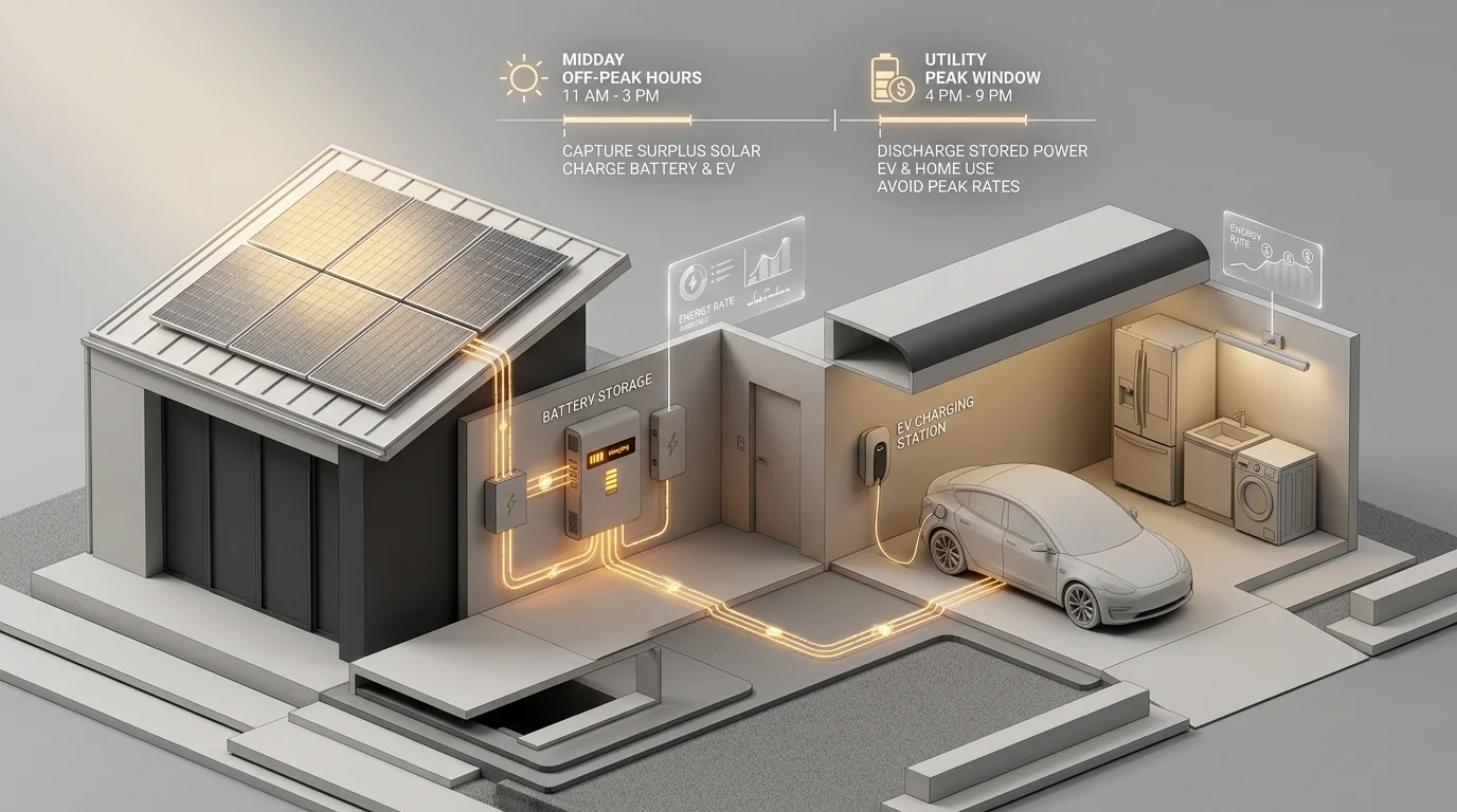Daily Battery Arbitrage Energy Cycle