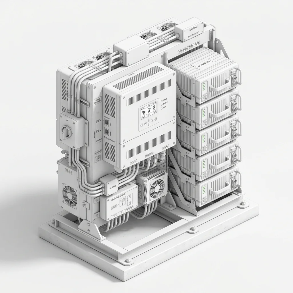 Smart solar inverter and battery storage unit