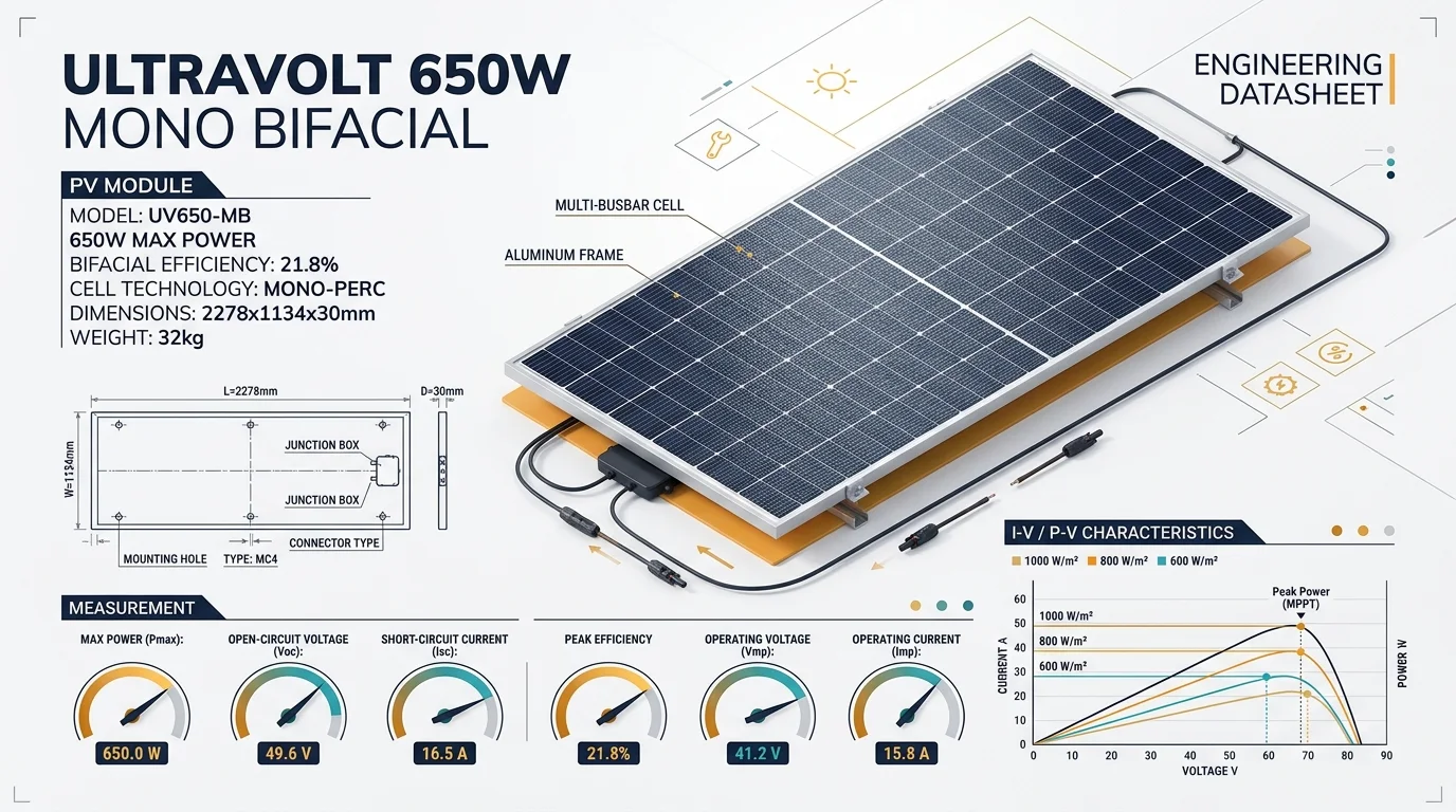 How to Read a Solar Panel Datasheet: Key Specs Explained