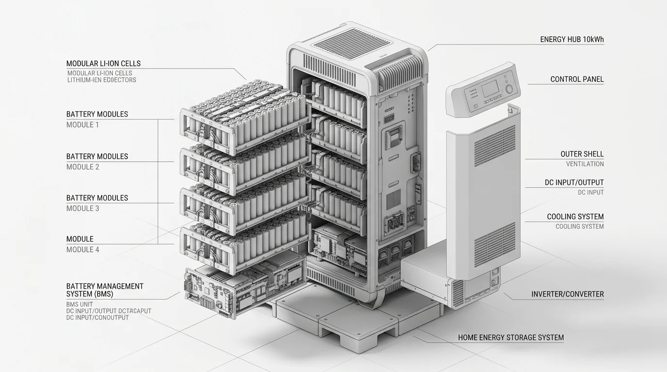 Inside Home Battery Storage