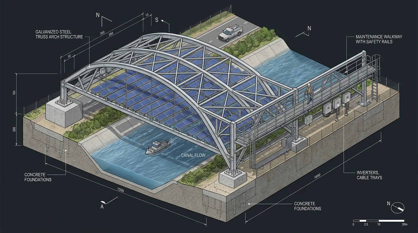Engineered Canal Racking and Structural Framing
