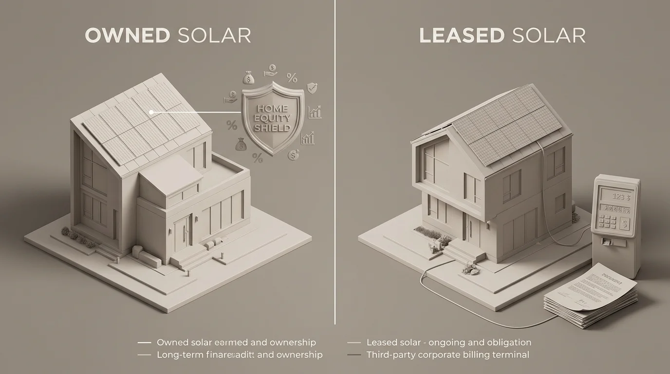 Owned vs. Leased Solar: Equity vs. Contract Liabilities