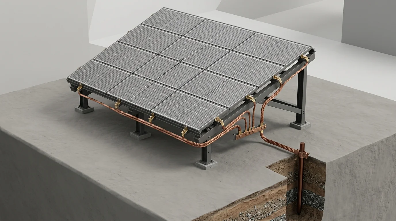 Solar Panel Grounding and Bonding: NEC Rules, Sizing, and Safety Guide