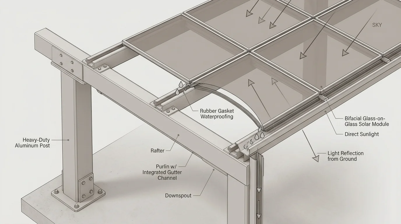 Bifacial Panels & Waterproof Framing