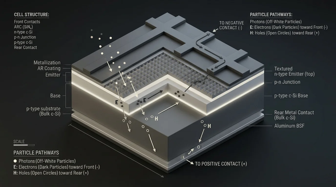 How Heat Affects Solar Cells at the Atomic Level