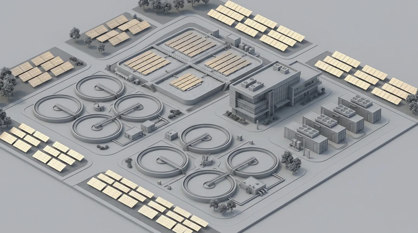 Solar Energy for Wastewater Treatment Plants: Guide to Costs & Savings