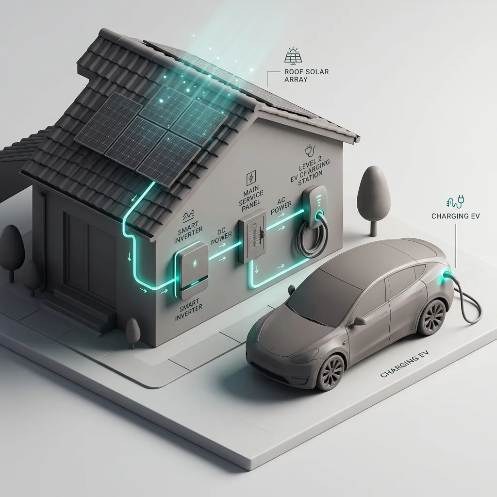 The Flow of Solar EV Power