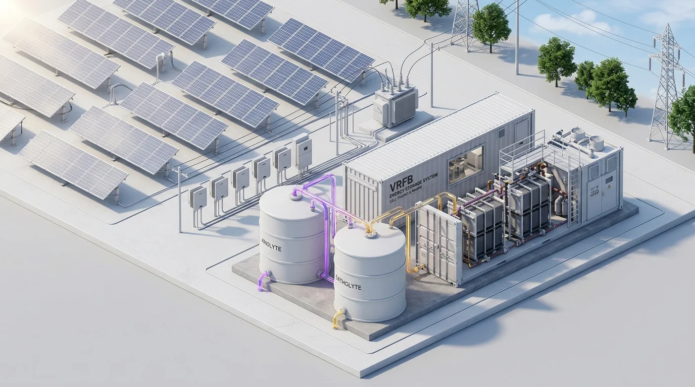Vanadium Redox Flow Batteries: Long-Duration Solar Energy Storage